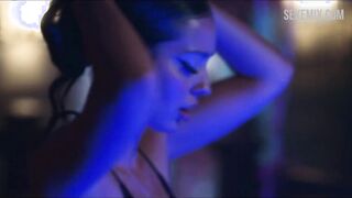 Alexa Demie in a sexy black swimsuit, scene in Euphoria