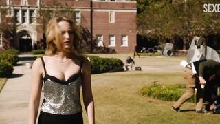 Jessica Rothe sexy, Erotic scenes in Happy Death Day