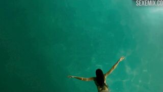 Elnaaz Norouzi Bikini, Swimming in Pool, scene in Sacred Games