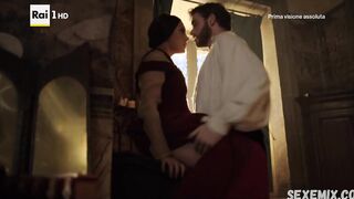 Annabel Scholey fucked in Missionary style, scene in Medici Masters of Florence (2016)