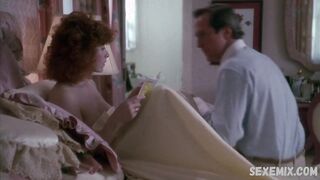 Ally Sheedy sexy, missionary style scene in Blue City (1986)