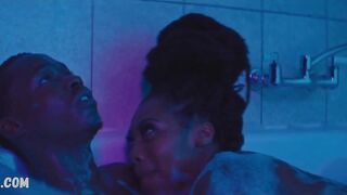 Shakira Ja'nai Paye topless, scene in All Day and a Night (2020)