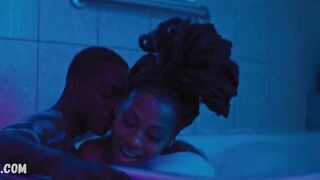 Shakira Ja'nai Paye topless, scene in All Day and a Night (2020)