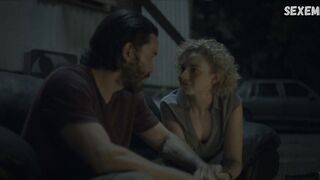 Julia Garner sexy, missionary style scene in Ozark s03e06e08 (2020)