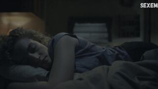 Julia Garner sexy, missionary style scene in Ozark s03e06e08 (2020)