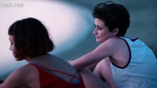 Amanda Campana, Giulia Salvarani lesbian, scene in Summertime (2020)