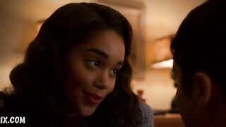 Laura harrier sexy, scene in Hollywood (2020)