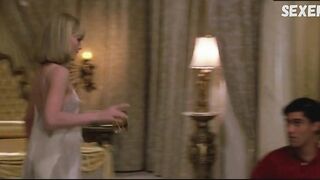 Michelle Pfeiffer iin White Blouse, Scene in Scarface 1983