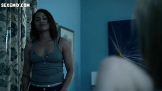 Tonya Glanz, Monica Raymund lesbian, scene in Hightown