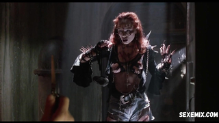 Melinda Clarke breasts, sexy scene in Return of the Living Dead III (1993)