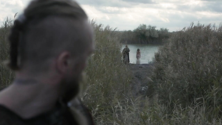 Millie Brady nude, erotic scene from The Last Kingdom s02e07 (2017)