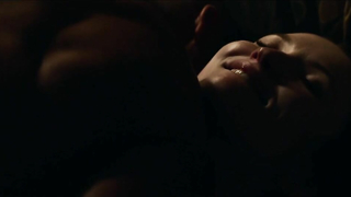 Vivien Endicott Douglas nude, Emily Browning nude, Sex scene from American Gods s01e02,04 (2017)