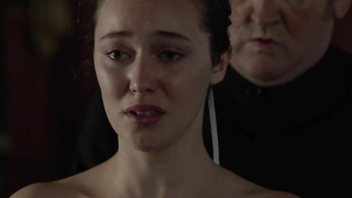 Alycia Debnam-Carey nude, erotic scene from The Devil’s Hand (2014)