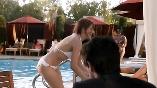 Nagie gwiazdy » Elena Satine sexy - Revenge s04e04 (2014)