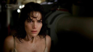 Carla Gugino sexy -  sex scene from Threshold s01e01 (2005)