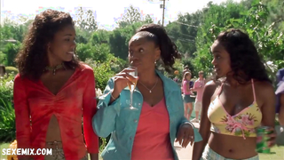 Kim Porter, Gabrielle Union, Susan Dalian, Tamala Jones, Julie Benz sexy, scene in The Brothers (2001)