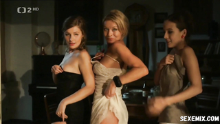 Vilma Cibulkova, Dana Markova, Tereza Voriskova sexy, scene in Zemsky raj to na pohled (2009)