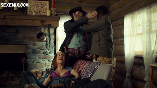 Katherine Barrell breasts, scene in Wynonna Earp s03e10 (2018)