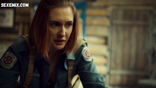 Katherine Barrell breasts, scene in Wynonna Earp s03e10 (2018)