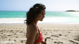 Emmanuelle Chriqui bikini, scene in Murder in the First s02e12 (2015)