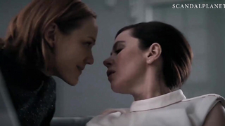 Lesbian scene with Anna Friel and Louisa Krause