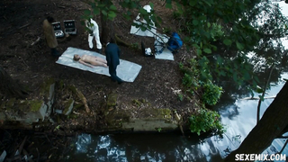 Natalie Lester, Nathalie Buscombe shows naked tits, scene in Silent Witness s20e03 (2017)