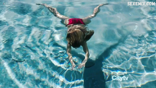 Margarita Levieva red bikini, scene in Revenge s01e08 (2011)