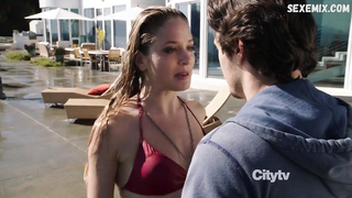 Margarita Levieva red bikini, scene in Revenge s01e08 (2011)