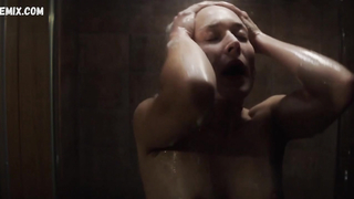 Nude Josefin Asplund in shower, scene in Sanctuary s01e03e06 (2019)