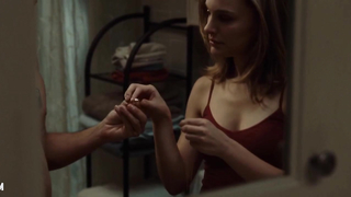 Natalie Portman shows the body in lingerie, scene in Brothers (2009)