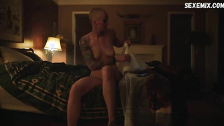 Jen Znack showing naked breasts, scene in Peacemaker s01e06 (2022)