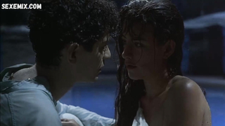 Romane Bohringer demonstrated bare boobs and ass, scene in movie Vigo (1998)