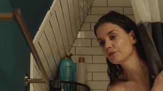 Katie Holmes has a sexy scene in the movie “Alone Together” which was released in 2022.