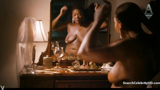 Queen Latifah and Tika Sumpter ebony lesbian, scene in Bessie 2015