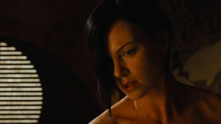 Charlize Theron nude scene in Eon Flux (2005)