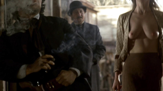 Paula Malcomson nude, Ashleigh Kizer nude, Breasts scene in Deadwood s03e11 (2006)