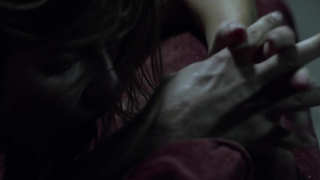 Ivana Milicevic nude, kiss scene in Banshee s01e07 (2013)