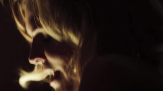 Erotic scene with Tricia Helfer and Jessica Sipos, underwear scene from - Ascension (2014)