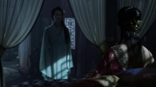 Olivia Cheng looks quite sexy, scene from - Marco Polo s01e04 (2014)