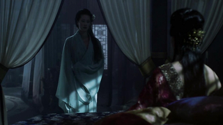 Olivia Cheng looks quite sexy, scene from - Marco Polo s01e04 (2014)