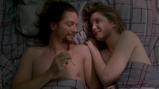 Julie Delpy has beautiful tits, scene from - Killing Zoe (1993)