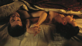 Camille Rutherford nuda, scena di sesso da Mary Queen of Scots (2013)