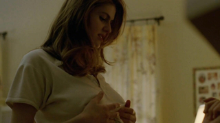 Cena de nudez com Alexandra Daddario nua, cena de sexo de True Detective s01e02 (2014)