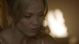 Laura Vandervoort nude, sex scene from Bitten s01e09 (2014)