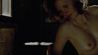 Jessica Chastain erotic scene from Lawless (2012)