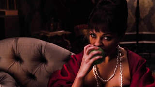 Mila Kunis erotic scene from Oz the Great and Powerful (2013)