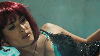 Salma Hayek erotic scene from Americano (2011)