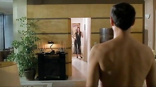 Anna Falchi nua, cena de sexo de L`affaire (1994)