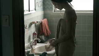 Jodi Balfour erotic scene from Quarry s01e04 (2016)