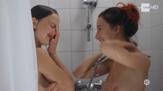 Sophie Breyer and Sophie Marechal erotic scene from La Treve s01e04 (2016)